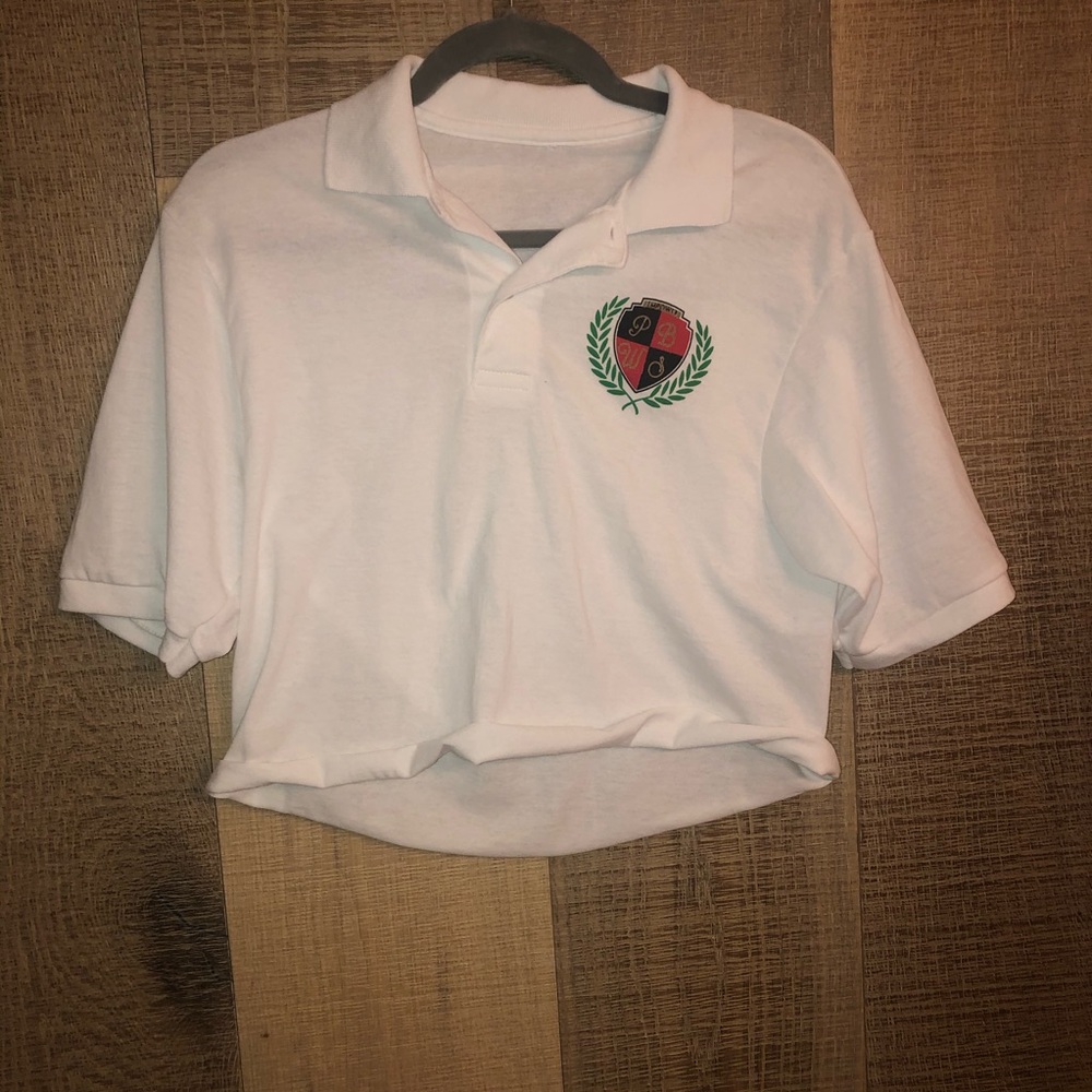 Cropped Polo Top